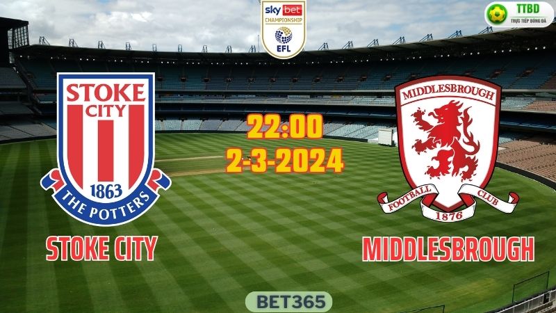 Stoke City vs Middlesbrough